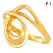 14K Yellow Gold Metal Fashion Ring