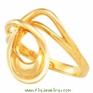 14K Yellow Gold Metal Fashion Ring