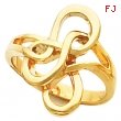 14K Yellow Gold Metal Fashion Ring