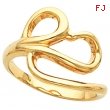 14K Yellow Gold Metal Fashion Ring