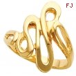 14K Yellow Gold Metal Fashion Ring