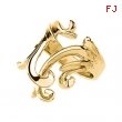 14K Yellow Gold Metal Fashion Ring