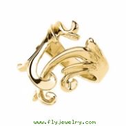 14K Yellow Gold Metal Fashion Ring