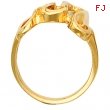 14K Yellow Gold Metal Fashion Ring