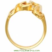 14K Yellow Gold Metal Fashion Ring