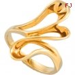 14K Yellow Gold Metal Fashion Ring