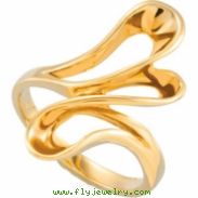 14K Yellow Gold Metal Fashion Ring