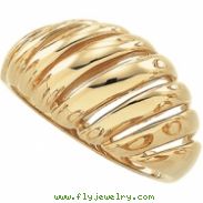 14K Yellow Gold Metal Fashion Ring