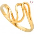 14K Yellow Gold Metal Fashion Ring