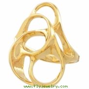 14K Yellow Gold Metal Fashion Ring