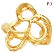 14K Yellow Gold Metal Fashion Ring