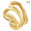 14K Yellow Gold Metal Fashion Ring