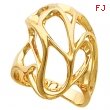 14K Yellow Gold Metal Fashion Ring