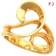 14K Yellow Gold Metal Fashion Ring