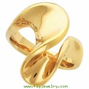 14K Yellow Gold Metal Fashion Ring