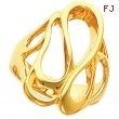 14K Yellow Gold Metal Fashion Ring