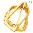 14K Yellow Gold Metal Fashion Ring