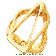 14K Yellow Gold Metal Fashion Ring