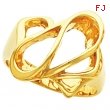 14K Yellow Gold Metal Fashion Ring