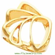 14K Yellow Gold Metal Fashion Ring