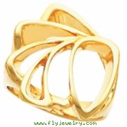 14K Yellow Gold Metal Fashion Ring