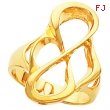 14K Yellow Gold Metal Fashion Ring