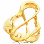 14K Yellow Gold Metal Fashion Ring