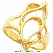 14K Yellow Gold Metal Fashion Ring