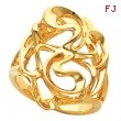 14K Yellow Gold Metal Fashion Ring