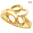 14K Yellow Gold Metal Fashion Ring