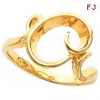 14K Yellow Gold Metal Fashion Ring