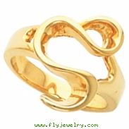 14K Yellow Gold Metal Fashion Ring