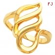 14K Yellow Gold Metal Fashion Ring