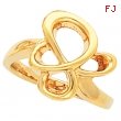 14K Yellow Gold Metal Fashion Ring