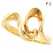 14K Yellow Gold Metal Fashion Ring