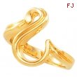 14K Yellow Gold Metal Fashion Ring