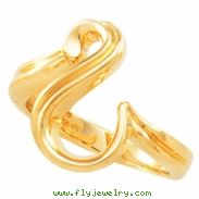 14K Yellow Gold Metal Fashion Ring