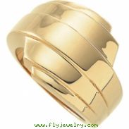 14K Yellow Gold Metal Fashion Ring