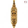 14K Yellow Gold Mezuzah Pendant