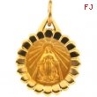 14K Yellow Gold Miraculous Medal