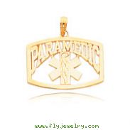 14K Yellow Gold Paramedic Pendant