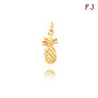 14K Yellow Gold Polished Pineapple Charm