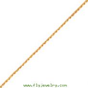 14K Yellow Gold Rope Anklet