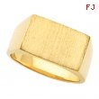 14K Yellow Gold Signet Ring