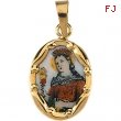 14K Yellow Gold St. Barbara