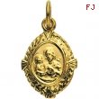 14K Yellow Gold St. Joseph Medal