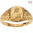 14K Yellow Gold St. Theresa Ring