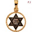 14K Yellow Gold Star Of David Pendant