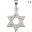 14K Yellow Gold Star Of David Pendant