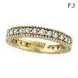 14K Yellow Gold Thin 1.0ct Diamond Eternity Band Ring